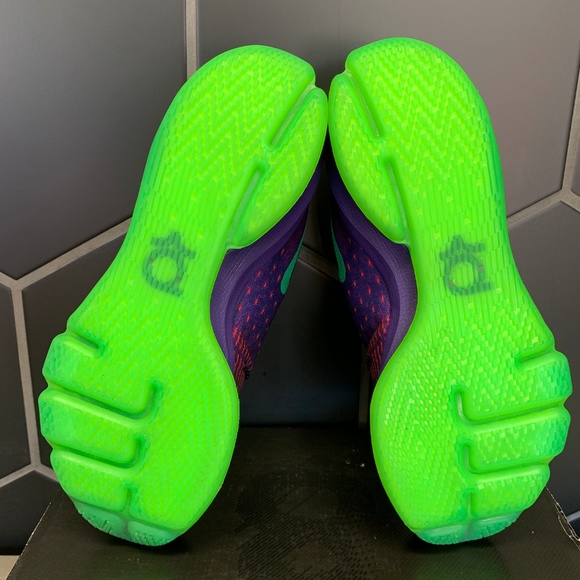 New Nike Kevin Durant 8 Suit Purple Green Sneaker - Picture 5 of 5